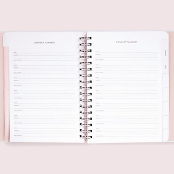 Kate Spade Baby Planner Customizable Expecting You Dots Notebook Maternity NWT - Picture 4 of 11